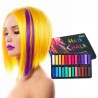Temporäre Haarfarbe - Kreide - Haarkreide - 24 Farben