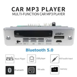 Moduł radia samochodowego Bluetooth - 1 DIN - 12V - USB - odtwarzacz MP3Din 1