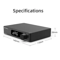 AmplificadoresSMSL DA-6 - mini amplificador - 70W*2 - con mando a distancia