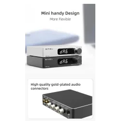 SMSL DA-6 - mini amplificateur - 70W*2 - avec télécommande