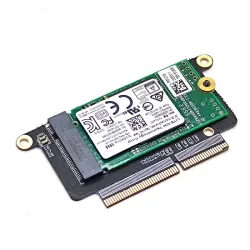 A1708 - SSD - NVMe PCI Express PCIE til NGFF M2 SSD adapterkort - M.2 for Macbook Pro Retina 13"