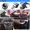 Support de voiture universel - support - pour une bouteille d'eau / tasse
