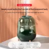 DEERMA - ultraljudsluftfuktare - diffusor - aromaterapi - transparent - med vattenfiltrering - 5 L