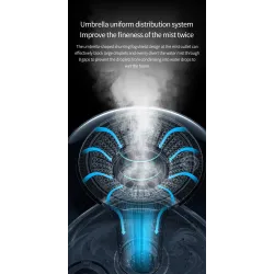 DEERMA - ultrasonic air humidifier - diffuser - aromatherapy - transparent - with water filtration - 5 LHumidifiers