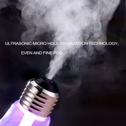 Pæreformet luftfukter - ultralyd diffuser - LED - 400ml