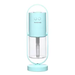 Ultraschall-Luftbefeuchter - 360-Grad-Rotations-Nebelspray - mit LED - 200 ml
