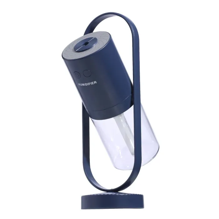 Ultraljudsluftfuktare - 360 graders rotationsdimspray - med LED - 200 ml