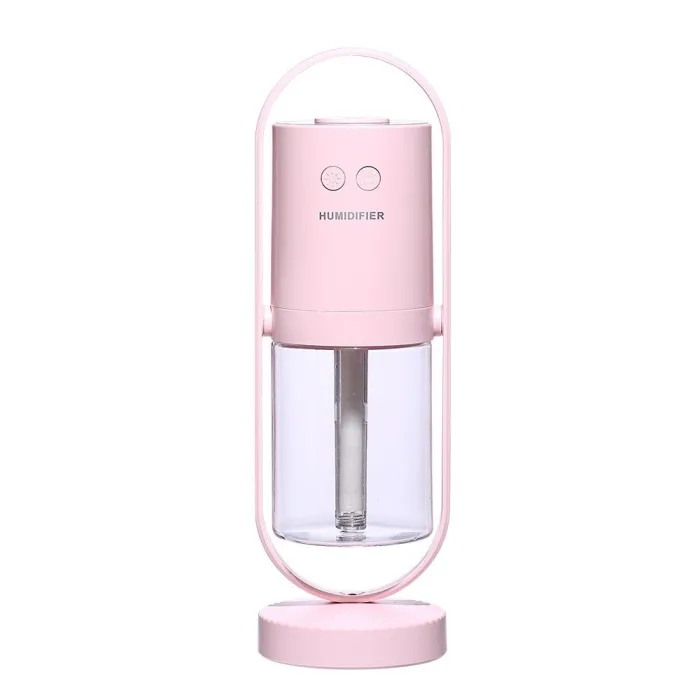 Ultraäänikostutin - 360 astetta pyörivä sumusumutin - LED-valolla - 200 ml