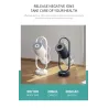Humidificateur d'air à ultrasons - brumisateur rotatif à 360 degrés - avec LED - 200 ml