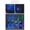 Ultraljudsluftfuktare - 360 graders rotationsdimspray - med LED - 200 ml