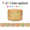 Ultrasonic air humidifier - essential oils diffuser - colorful LED - with remote control - 700 mlHumidifiers