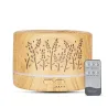 Ultrasonic air humidifier - essential oils diffuser - colorful LED - with remote control - 700 mlHumidifiers