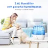 Ultrasonic air humidifier - 360 degree adjustable - 2.6 LHumidifiers