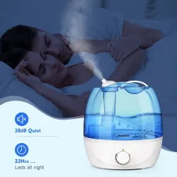 Ultraschall-Luftbefeuchter - 360 Grad einstellbar - 2,6 L