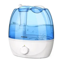Humidificateur d'air à ultrasons - réglable à 360 degrés - 2,6 L