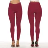 PantalonesPantalón lápiz clásico de algodón - cintura alta - con bolsillos - elástico - estilo Slim