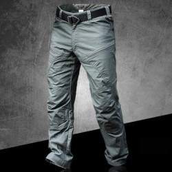 Pantaloni tattici / militari - con cerniere / tasche - impermeabili