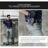Spodnie taktyczne / wojskowe - z zamkiem / kieszeniami - wodoodporneSpodni