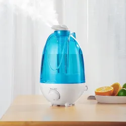 Humidificateur d'air à ultrasons - diffuseur d'huiles essentielles - brumisateur double - avec LED - 4 L