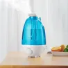 Ultraljudsluftfuktare - spridare för eterisk olja - dubbel dimspruta - med LED - 4 L