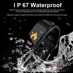 115 plus smartwatch - Bluetooth 4 - Android - hartslag - calorietellerSmart-Wear