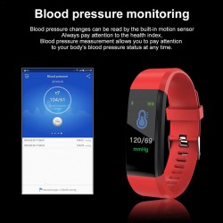 Montre connectée 115 plus - Bluetooth 4 - Android - fréquence cardiaque - compteur de calories