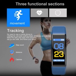 115 plus smartwatch - Bluetooth 4 - Android - frequência cardíaca - contador de calorias