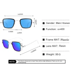 Gafas de solGafas de sol vintage cuadradas - lentes antirreflectantes - armazón de metal - UV400 - unisex