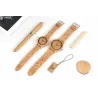 RelojesReloj de madera de bambú - Cuarzo - hecho a mano - correa de corcho - para ella - para él - para parejas