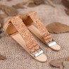 Bambusholzuhr - Quarz - handgefertigt - Korkband - für sie - für ihn - für Paare