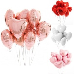 Folieballoner - helium oppustelige - hjerteform - 45 cm