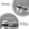 Digitale nonius - elektronische schuifmaat - micrometer - dieptemeetinstrument - roestvrij staalSchuifmaat