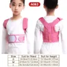 Correcteur de posture enfant - ceinture réglable - corset orthopédique - rose