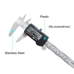 Digitaler Nonius – elektronischer Messschieber – Mikrometer – Tiefenmesswerkzeug – Edelstahl