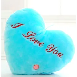 Animales de pelucheCojín en forma de corazón z - TE AMO - luces LED