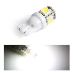 T10Bombilla LED para coche - DC 12V - T10 5050 W5W - 10 piezas