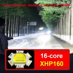 XHP199 / XHP50.2 - mocna latarka LED - USB - wodoodporna - z możliwością powiększaniaLatarka
