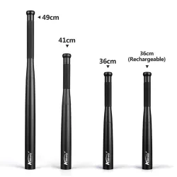 LED-lommelykt - baseballballtre - supersterkt - vanntett - aluminiumslegering - selvforsvar