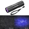 UV flashlight - 21 LED / 12 LED - 395-400nm - counterfeit money checkerTorches
