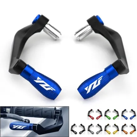 Proteção da alavanca da motocicleta - proteção contra queda - 7/8" 22mm - alumínio - para Yamaha YZF R3 R25 R6 R1 2013-2019