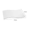 Waves shape mirror - wall sticker - self adhesive tiles - 6 piecesWall stickers