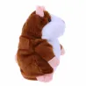 Hamster parlant - jouet en peluche - bouge - répète ce que vous dites