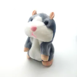Hamster parlant - jouet en peluche - bouge - répète ce que vous dites