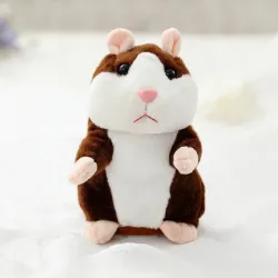 Puhuva hamsteri - pehmolelu - liikkuu - toistaa mitä sanot