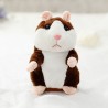Hamster parlant - jouet en peluche - bouge - répète ce que vous dites