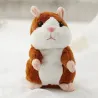 Hamster parlant - jouet en peluche - bouge - répète ce que vous dites