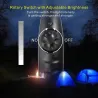 LED zaklamp - werklamp - COB - USB - dimmend - met magneet - waterdichtZaklampen