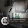 Lanterna LED - luz de trabalho - COB - USB - escurecimento - com ímã - à prova d'água