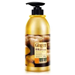 CabelloChampú de hierbas - extractos de jengibre - anticaspa - sin silicona - 400 ml