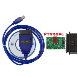 DiagnósticoVAG COM VAG409.1 KKL - Cable de diagnóstico USB - OBD2 OBDII